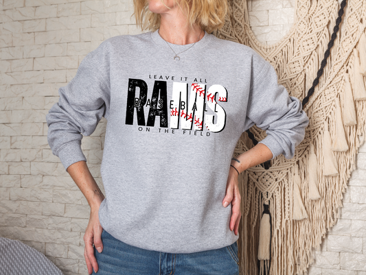 Baseball Rams Leave it All on the Field Sweatshirt