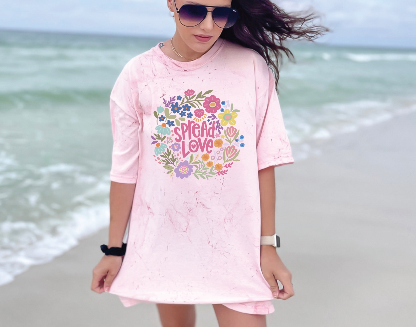 Spread Love Floral T-shirt