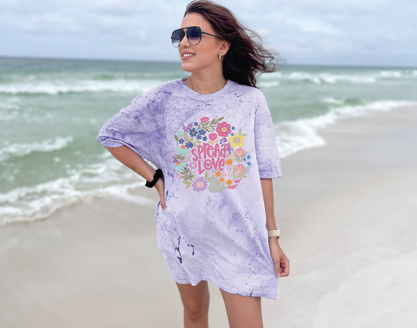 Spread Love Floral T-shirt