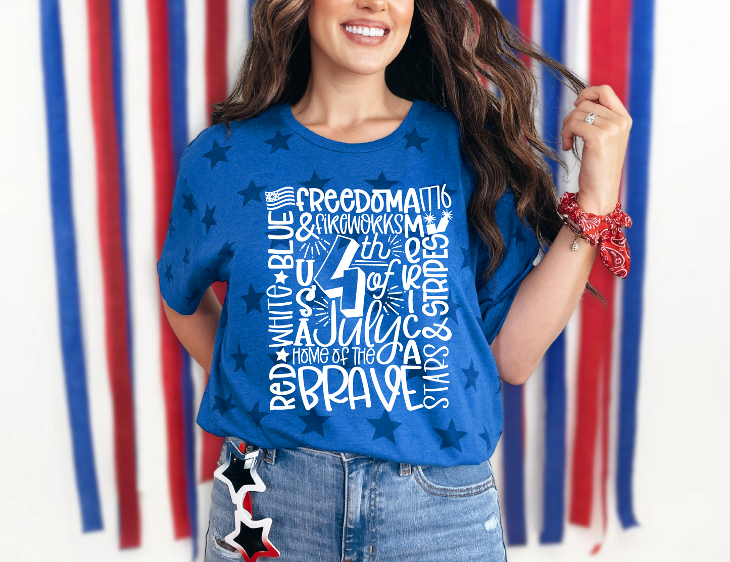 Doodle 4th Printed T-shirt