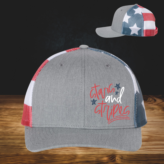 Stars and Stripes Trucker Hat