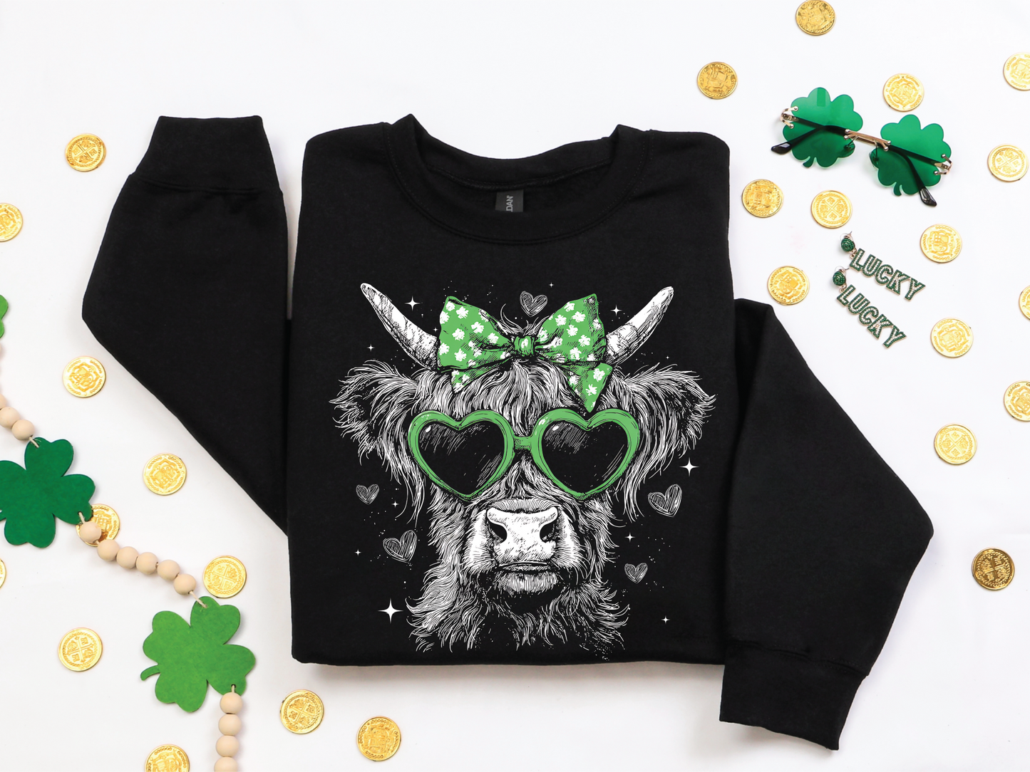 Cool Cow St Patrick's Sweatshirt