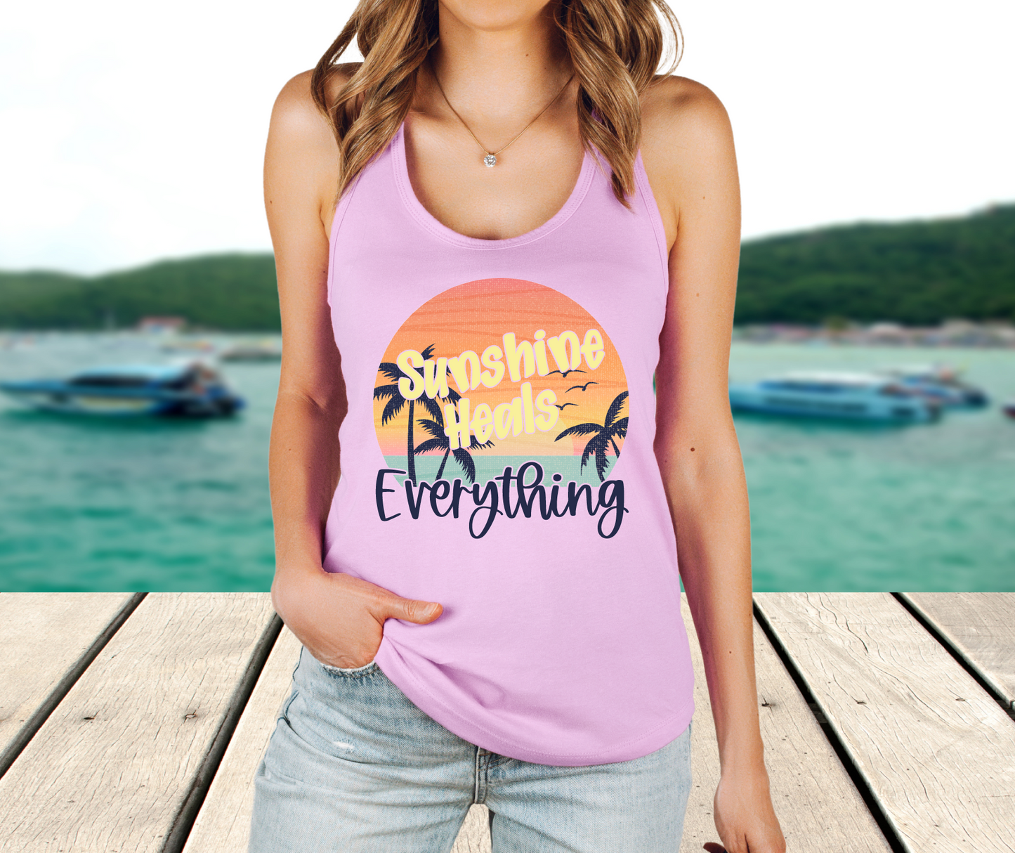 Sunshine Heals Everything Tank