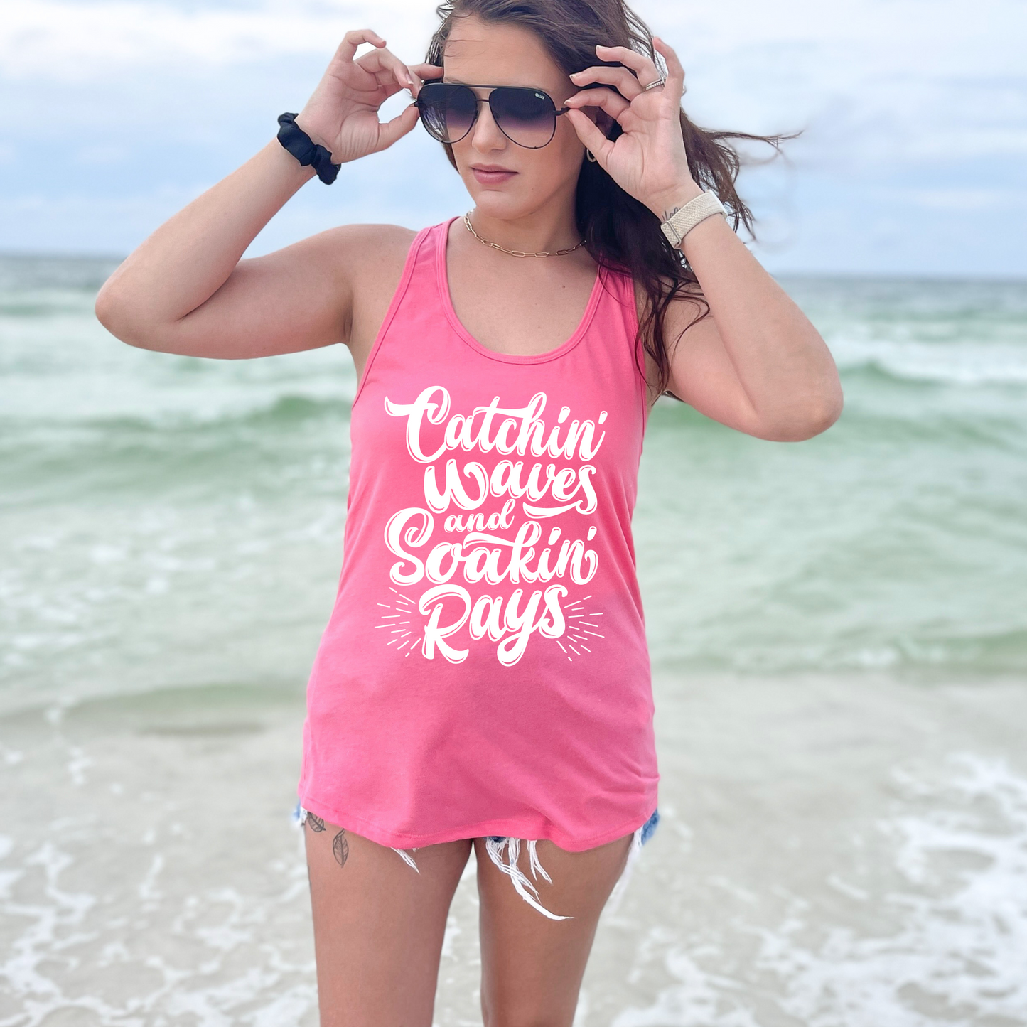 Catchin' Waves & Soakin' Rays Tank