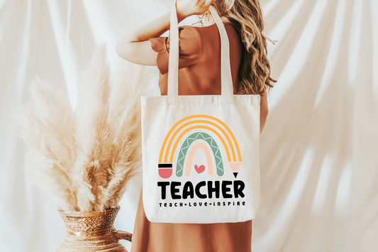 Teach, Love, Inspire Tote Bag