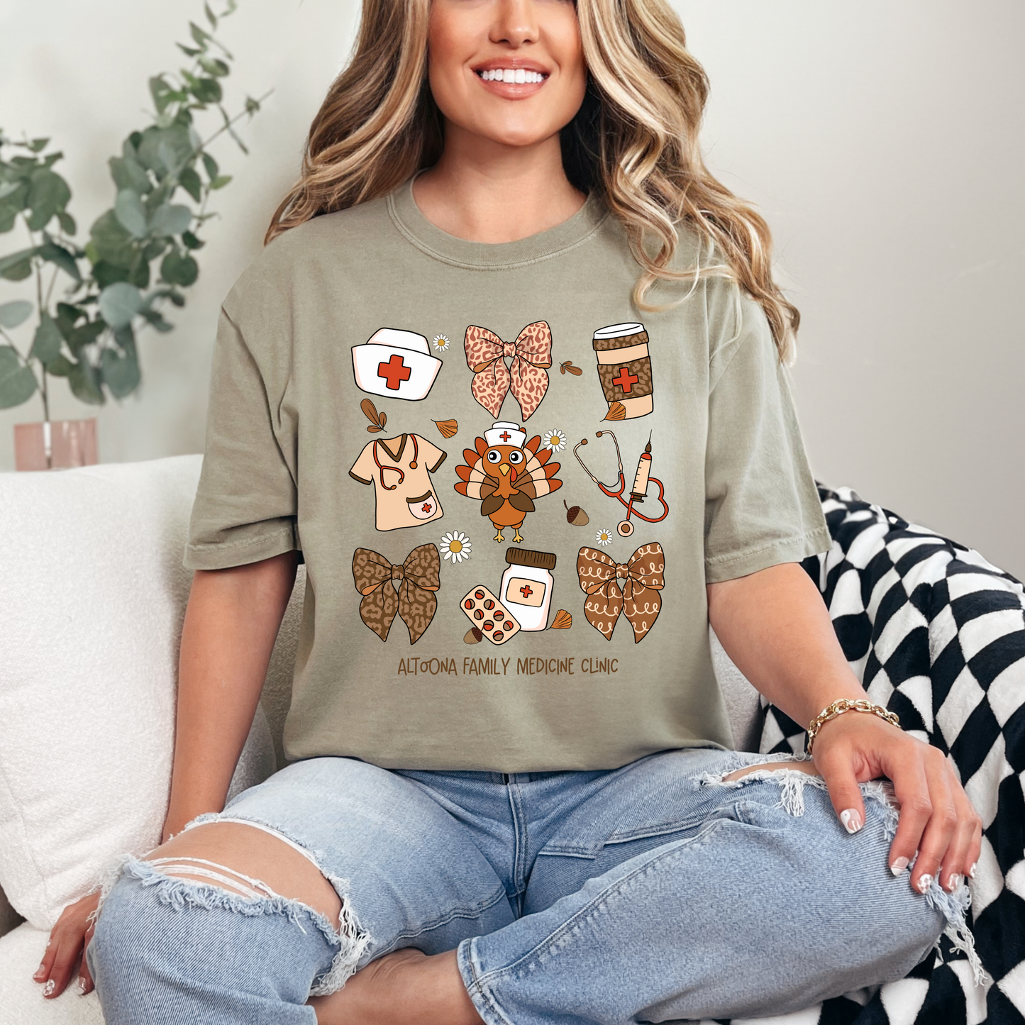 Thanksgiving Coquette T-shirt