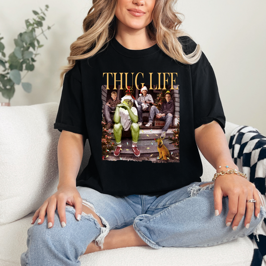 Thug Life Christmas T-shirt