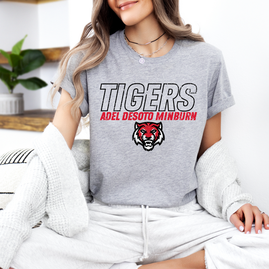 ADM Tigers Outline T-Shirt