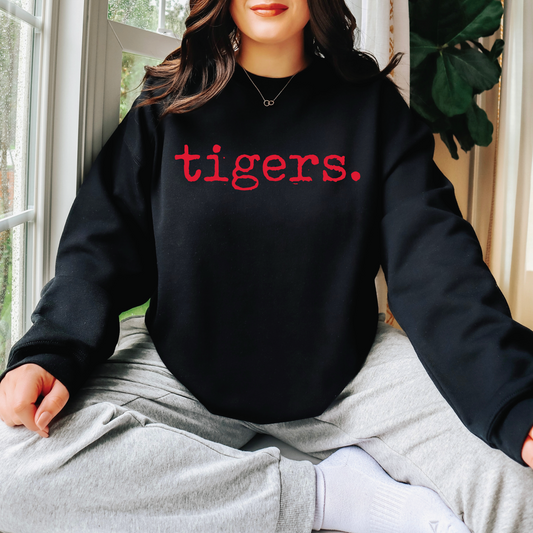 Tigers Typography Sweatshirt