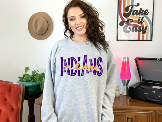 Indians Overlay Sweatshirt