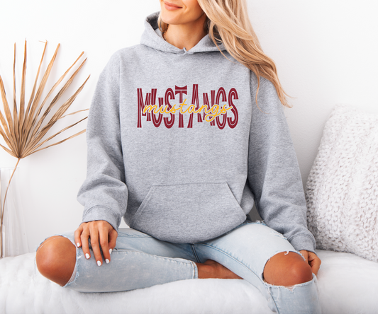 Mustangs Overlay Sweatshirt