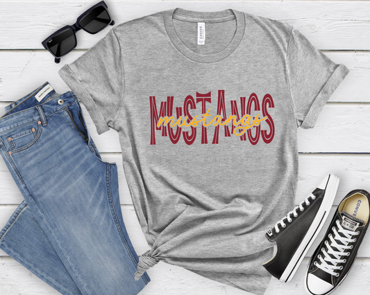 Mustangs Overlay T-Shirt