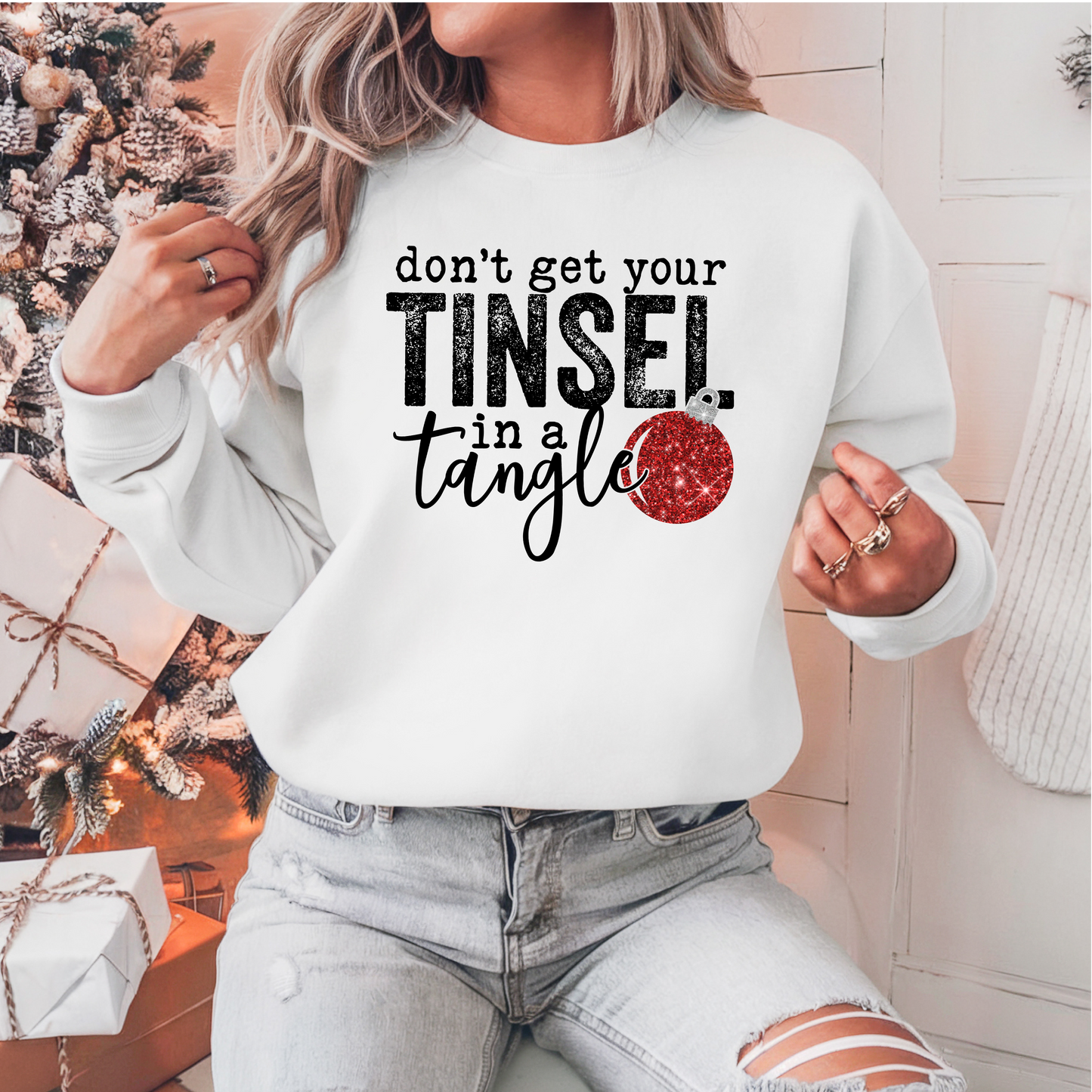 Tinsel in a Tangle Sweatshirt