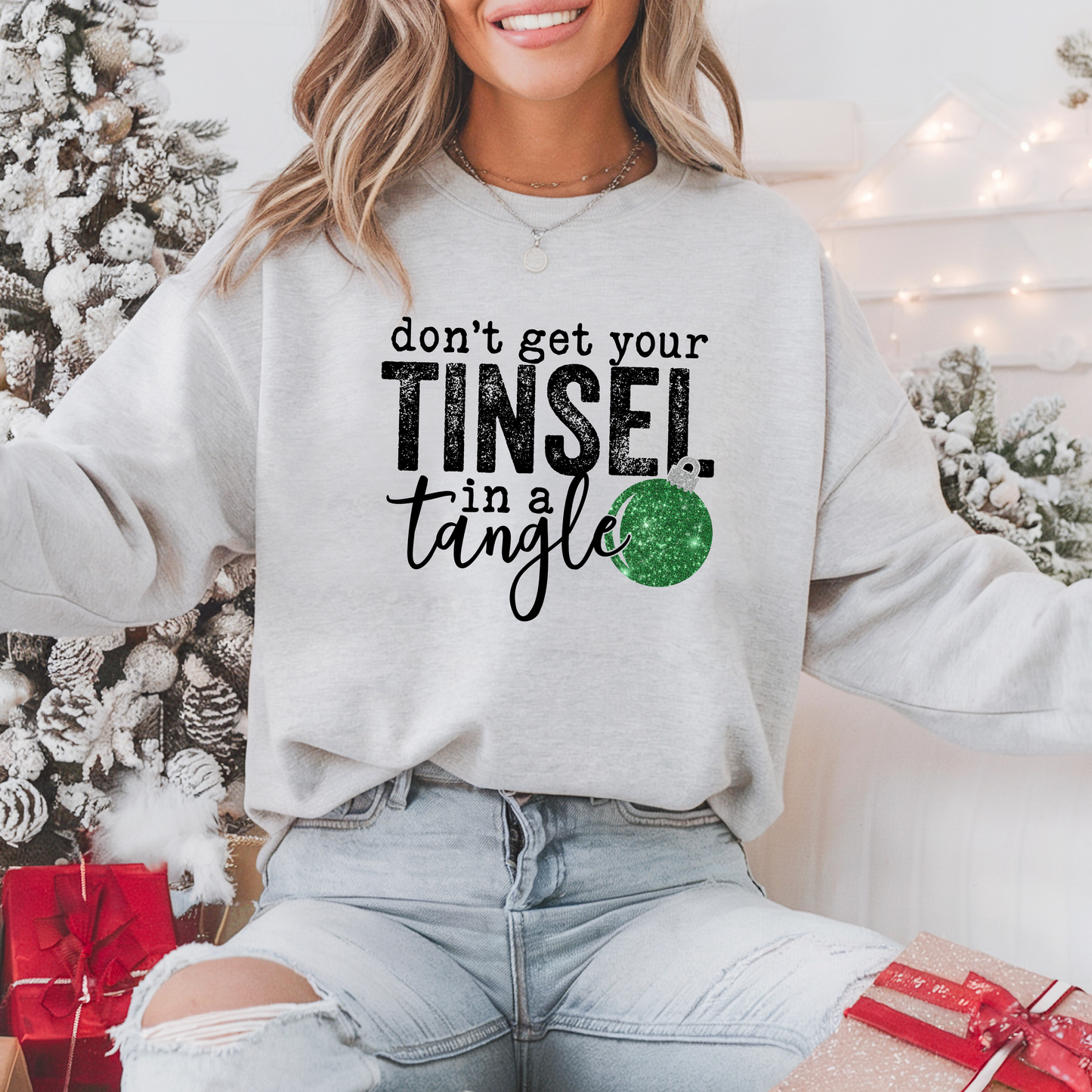 Tinsel in a Tangle Sweatshirt