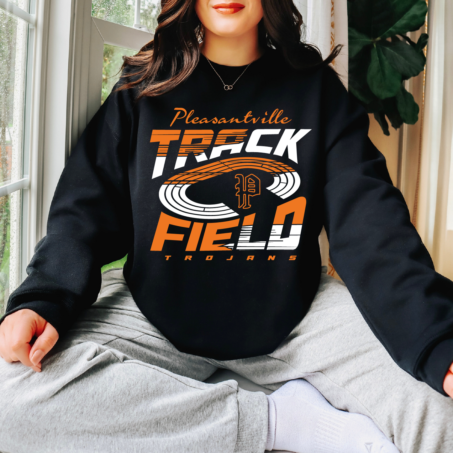 Pleasantville Trojans Track & Field Sweatshirt
