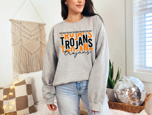 Stacked Trojans Sweatshirt