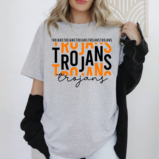 Stacked Trojans T-Shirt