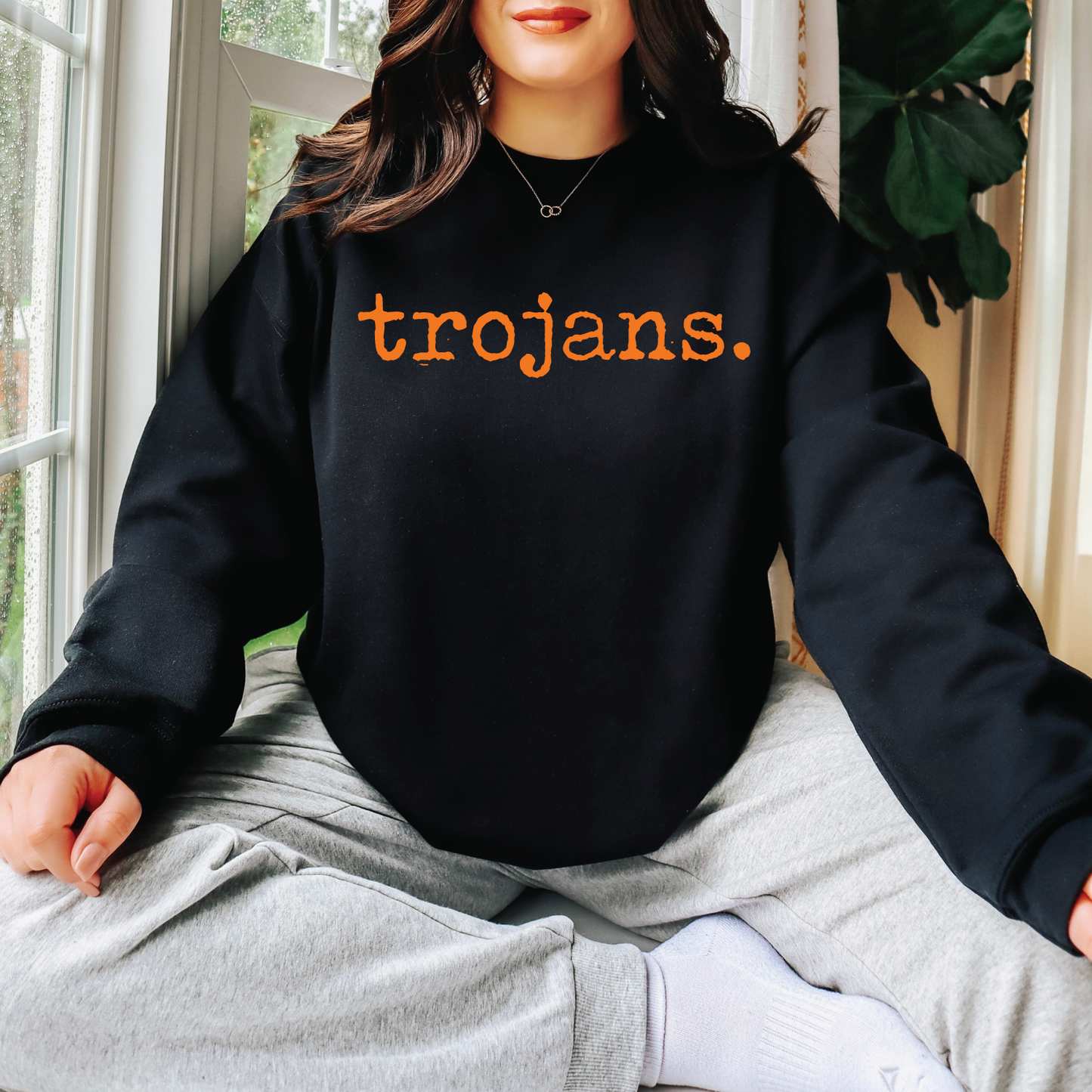 Trojans Typography Sweatshirt