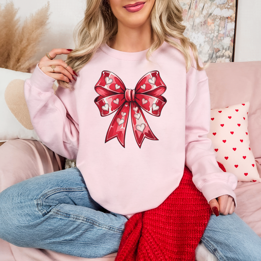 Heart Bow Sweatshirt