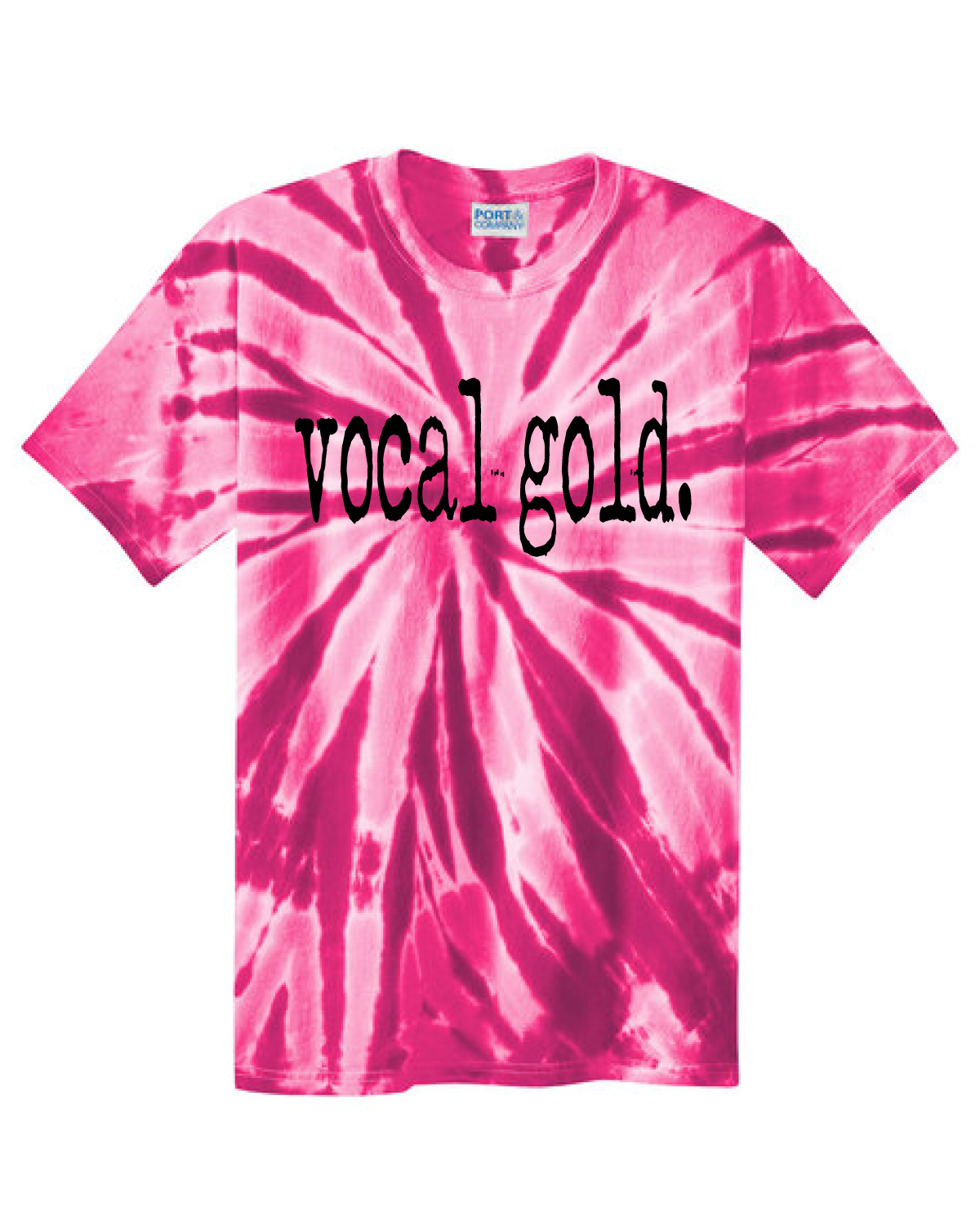 Vocal Gold Tie Dye T-shirt - Several Colors!