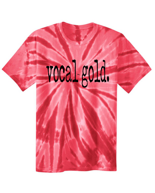 Vocal Gold Tie Dye T-shirt - Several Colors!