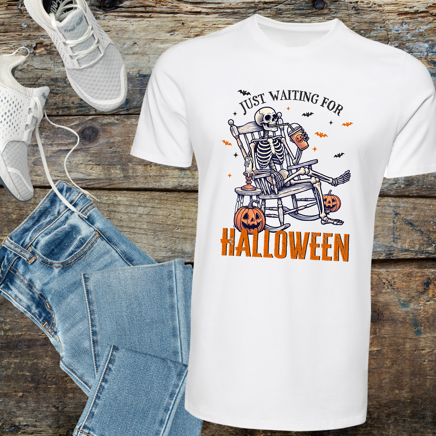 Just Waiting for Halloween T-shirt