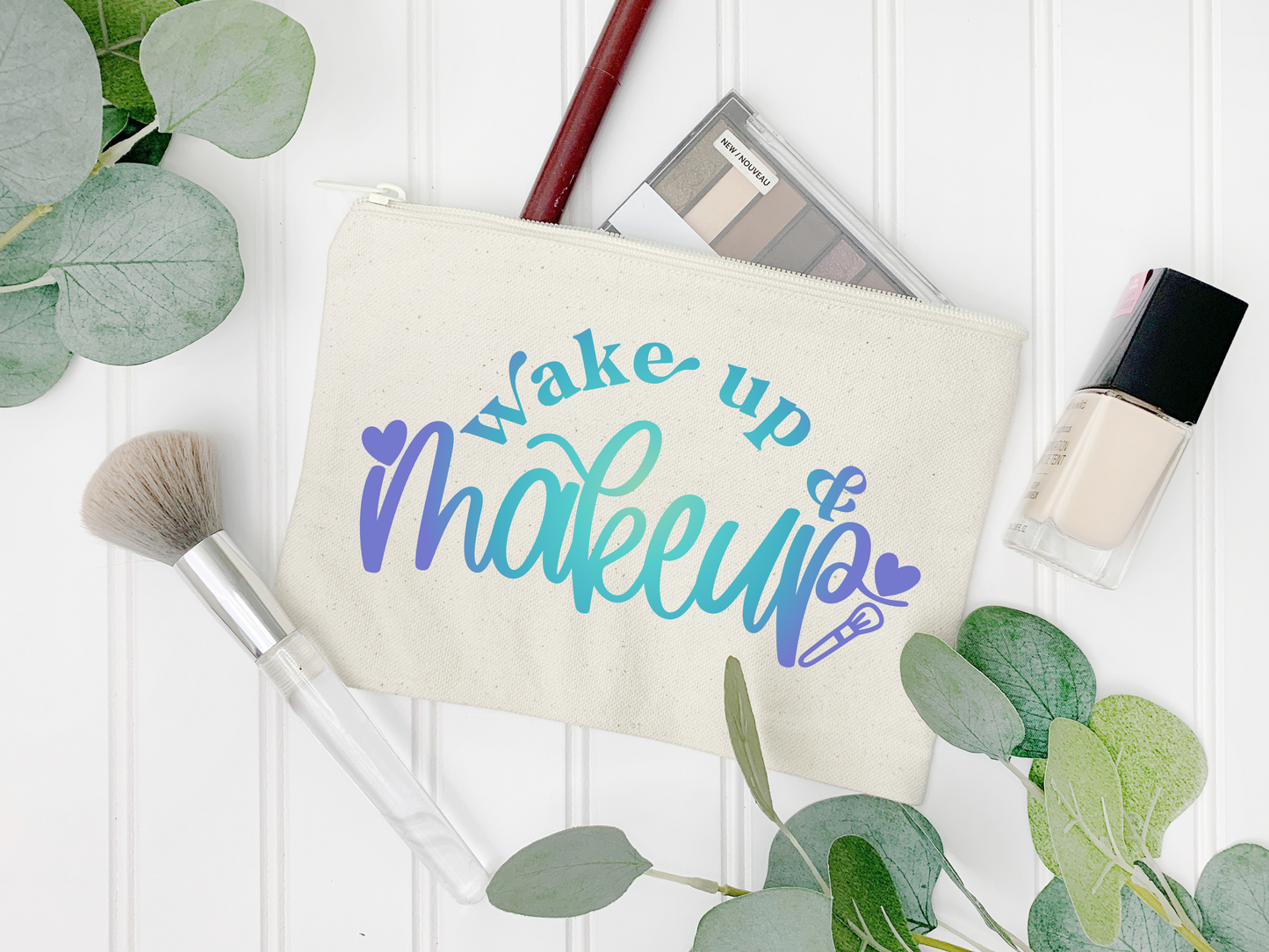 Wake up and Makeup Bag