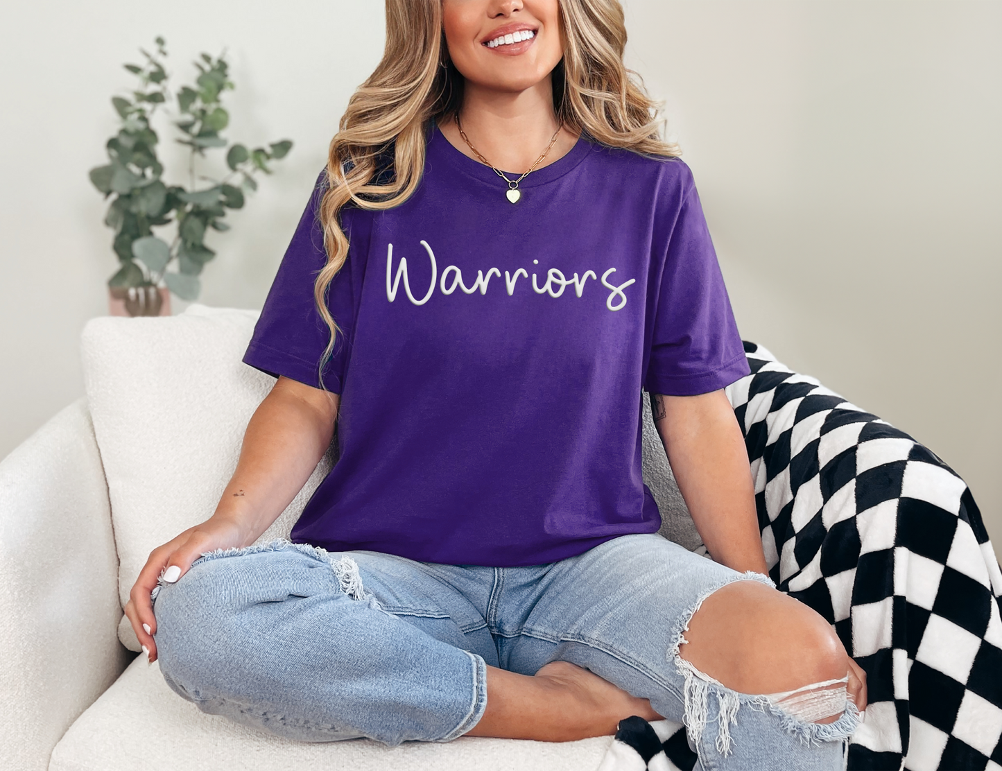 Warriors 3D Puff T-shirt