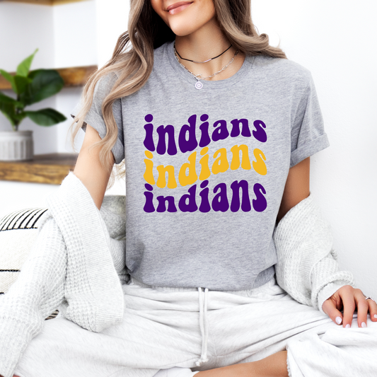 Groovy Wave Indians T-shirt