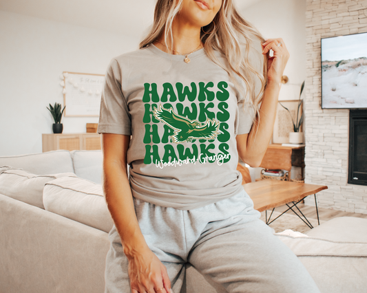 Retro Groovin WG Hawks T-shirt