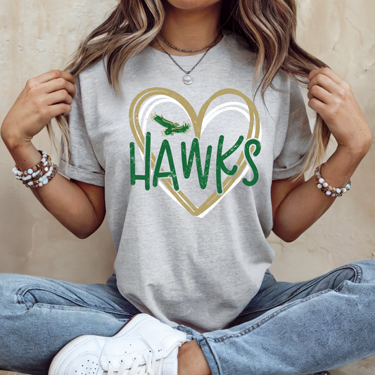 WG Hawks Love T-shirt