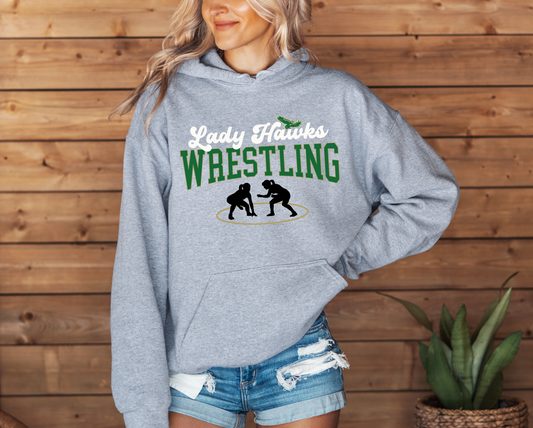WG Lady Hawks Wrestling Sweatshirt