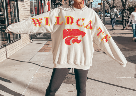 Carlisle Wildcats Vintage Full Sleeve Sweatshirt