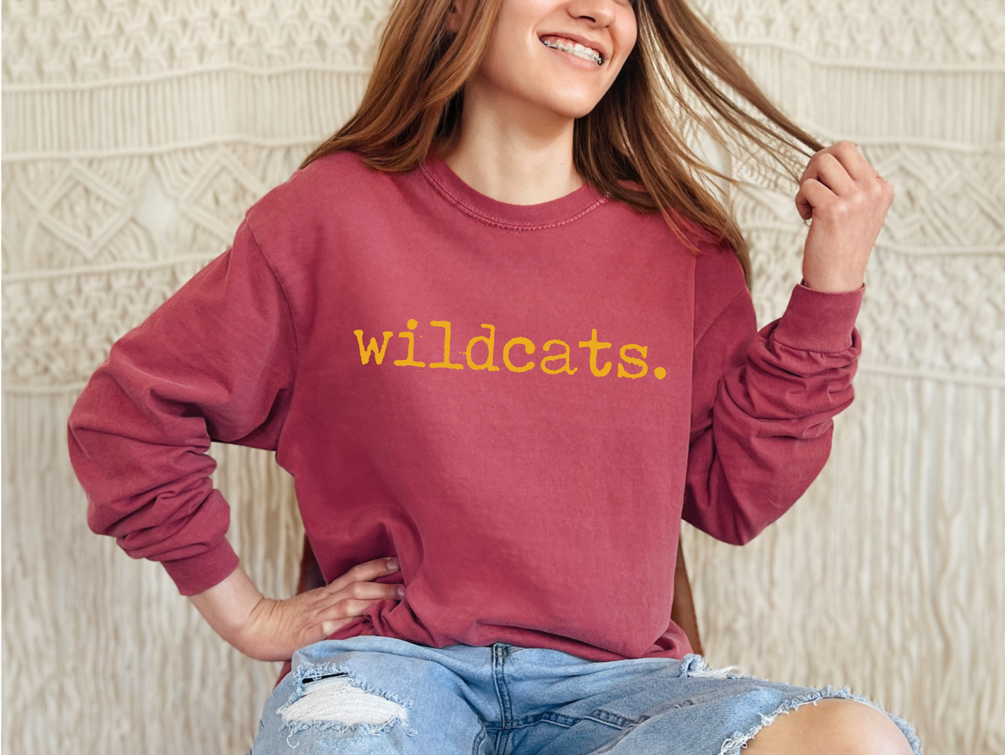 Wildcats Typography T-shirt
