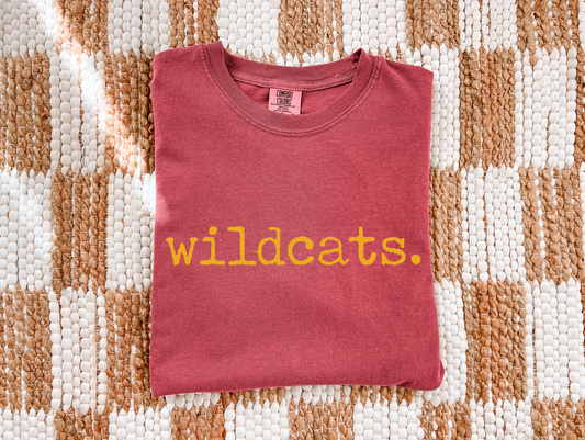 Wildcats Typography T-shirt