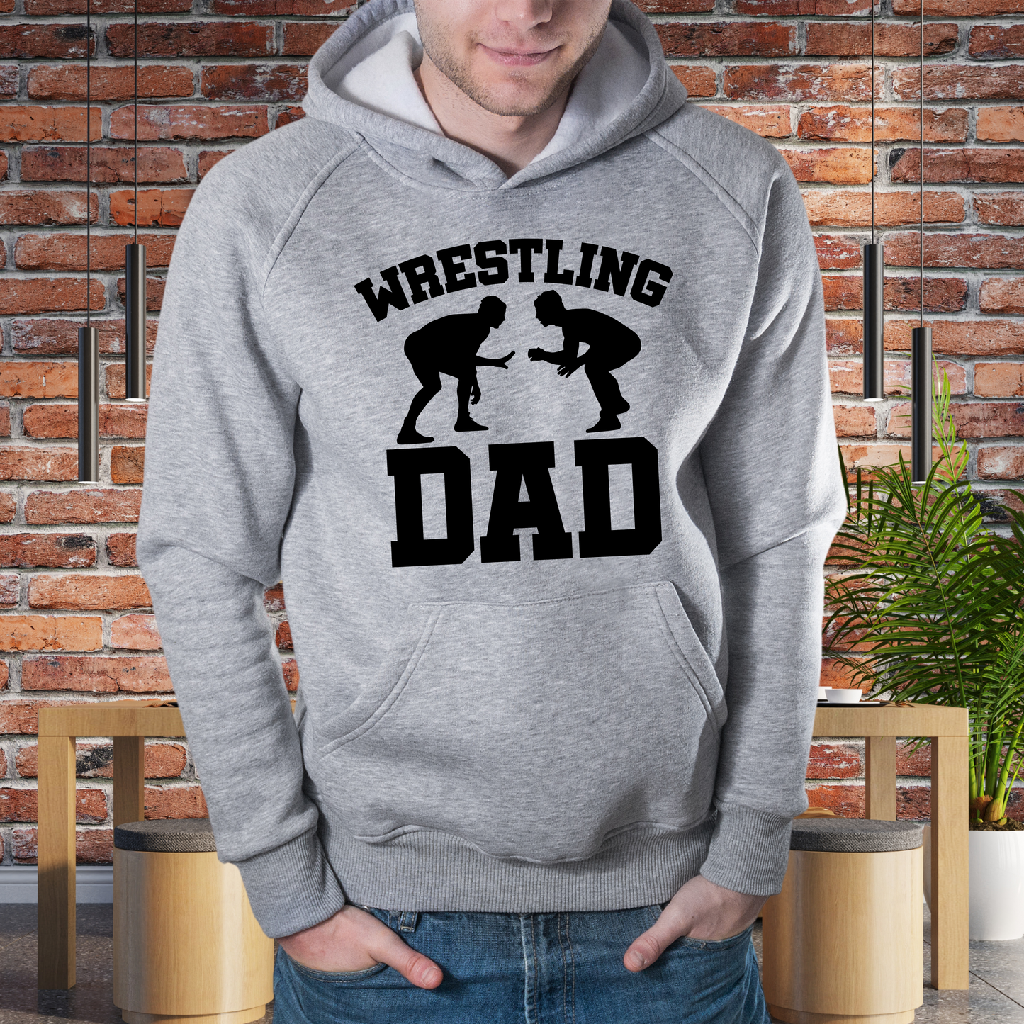 Loud and Proud Wrestling Dad Hoodie