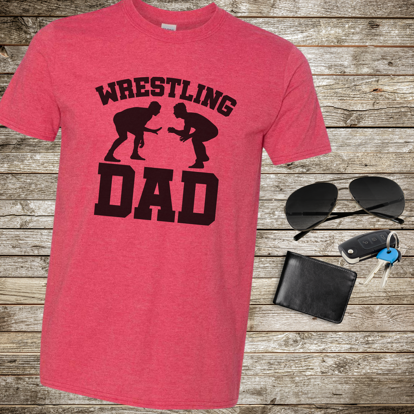 Loud and Proud Wrestling Dad T-shirt