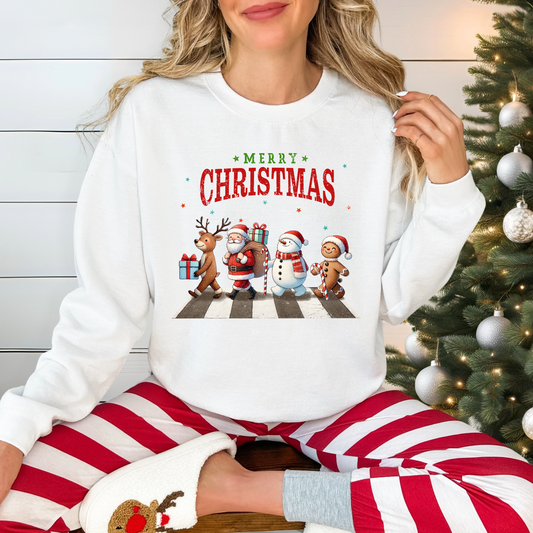 Merry Christmas Crosswalk Sweatshirt