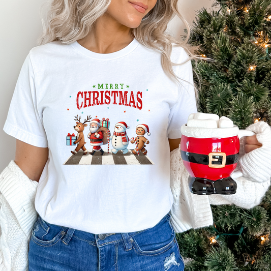 Merry Christmas Crosswalk T-shirt