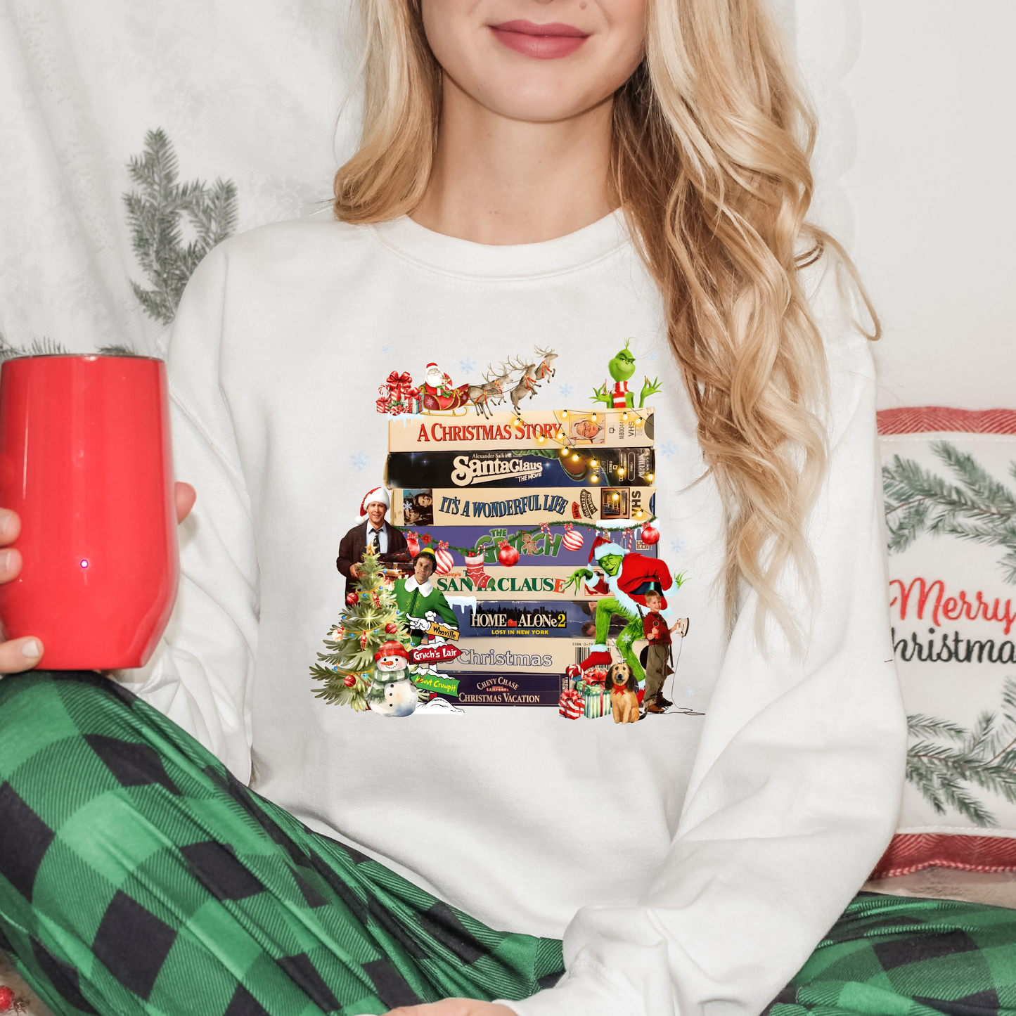 Retro Christmas Movie Sweatshirt