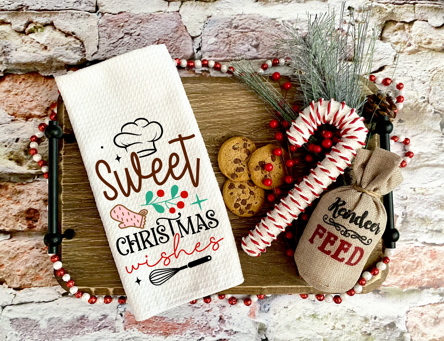 Sweet Christmas Wishes - Kitchen Towel