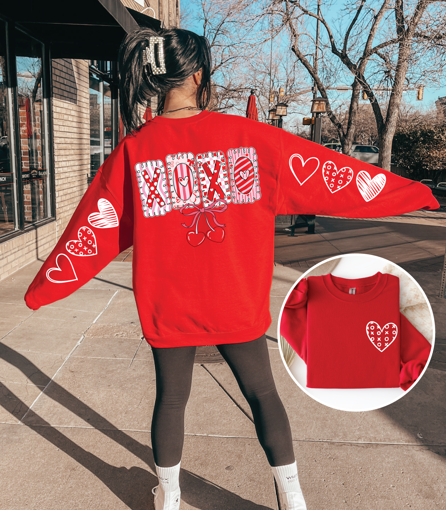 XOXO Cherries Sweatshirt