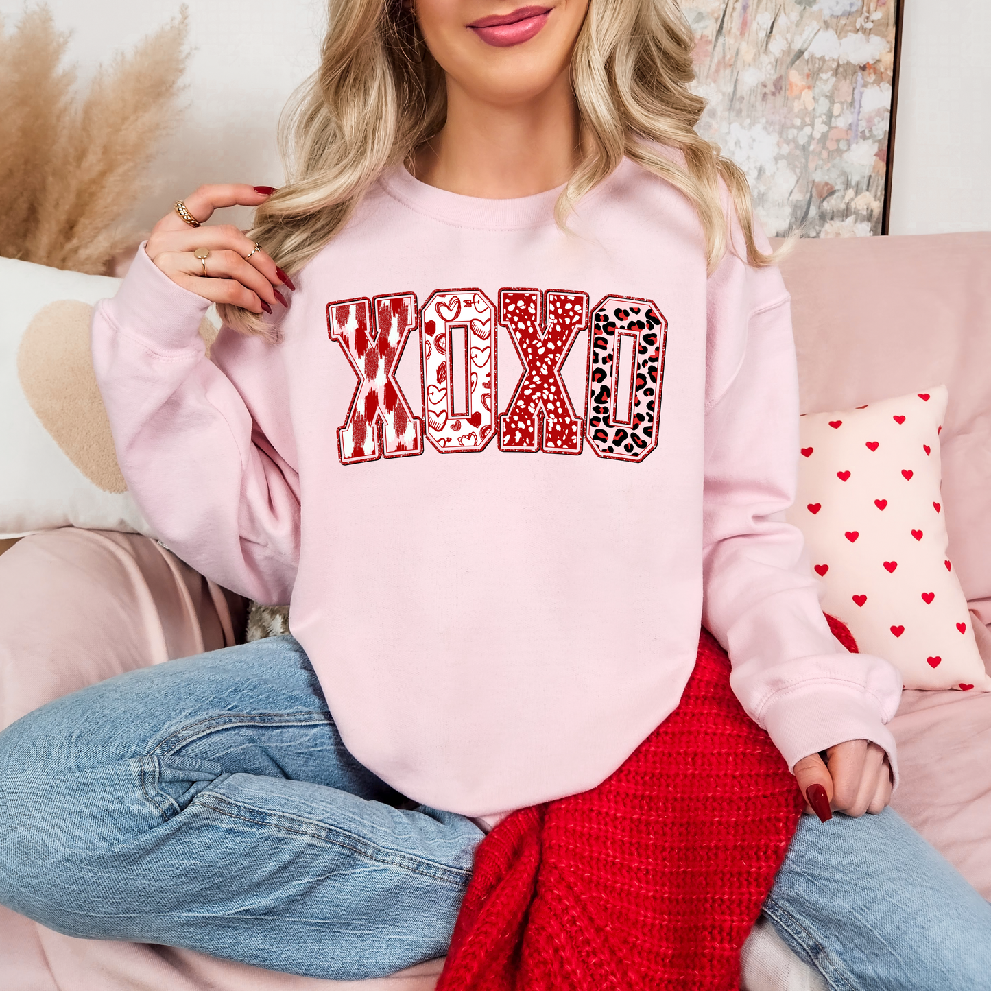 Leopard XOXO Sweatshirt