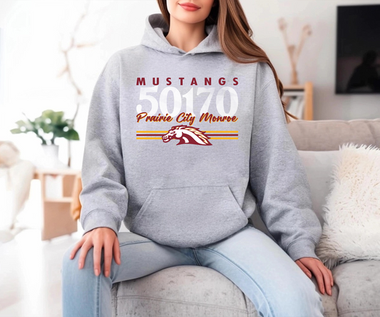 PCM Mustangs Zip Code Sweatshirt