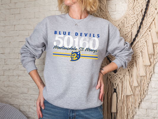 MSTM Blue Devils Zip Code Sweatshirt